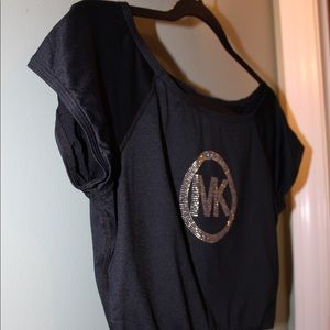 Michael Kors black crop top
